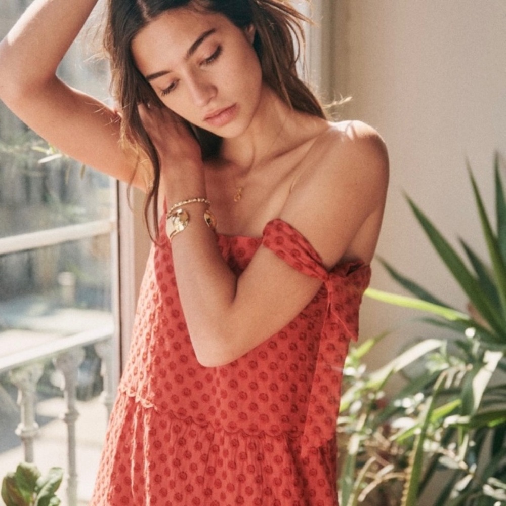 Sezane Annie Dress in Sienna